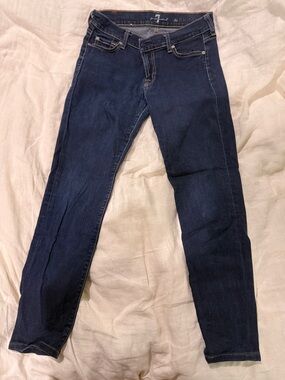 Dark Blue Women's Skinny Jeans